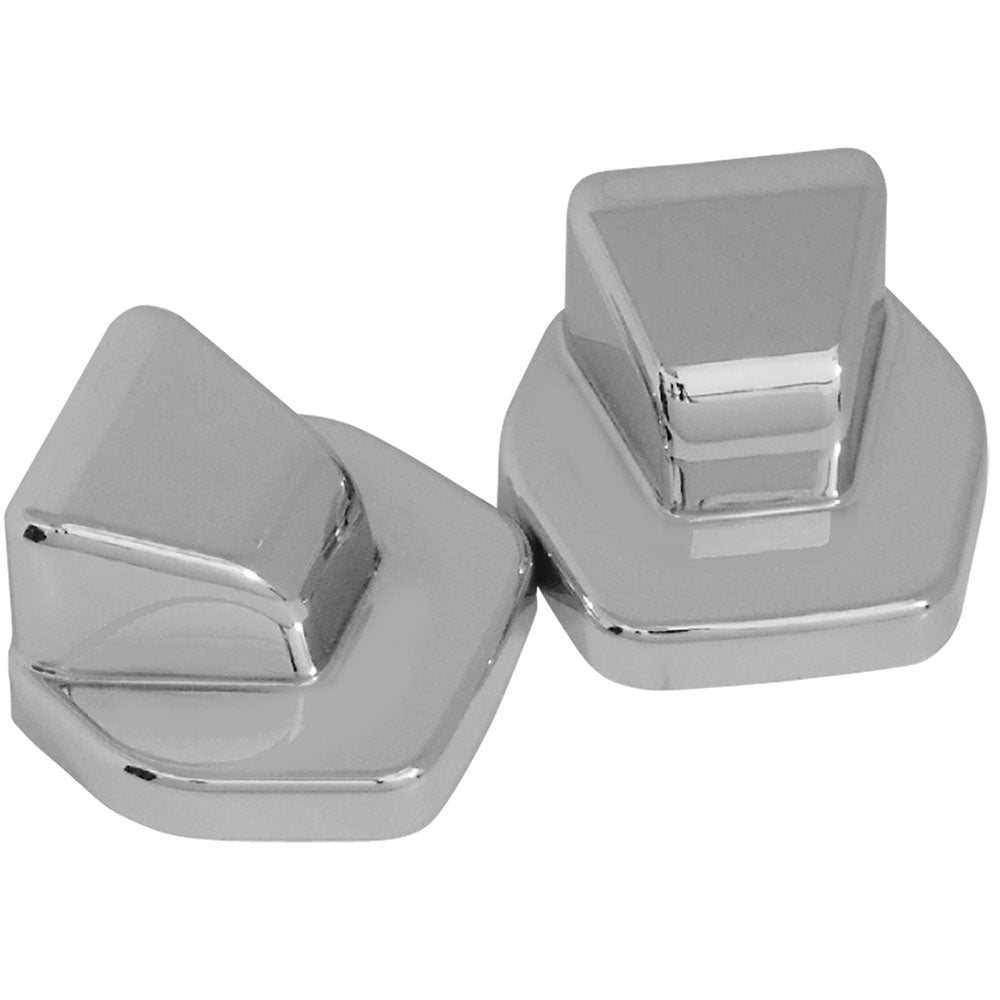 INTL CHROME HOOD LATCH BASE COVER - HOOD BASE