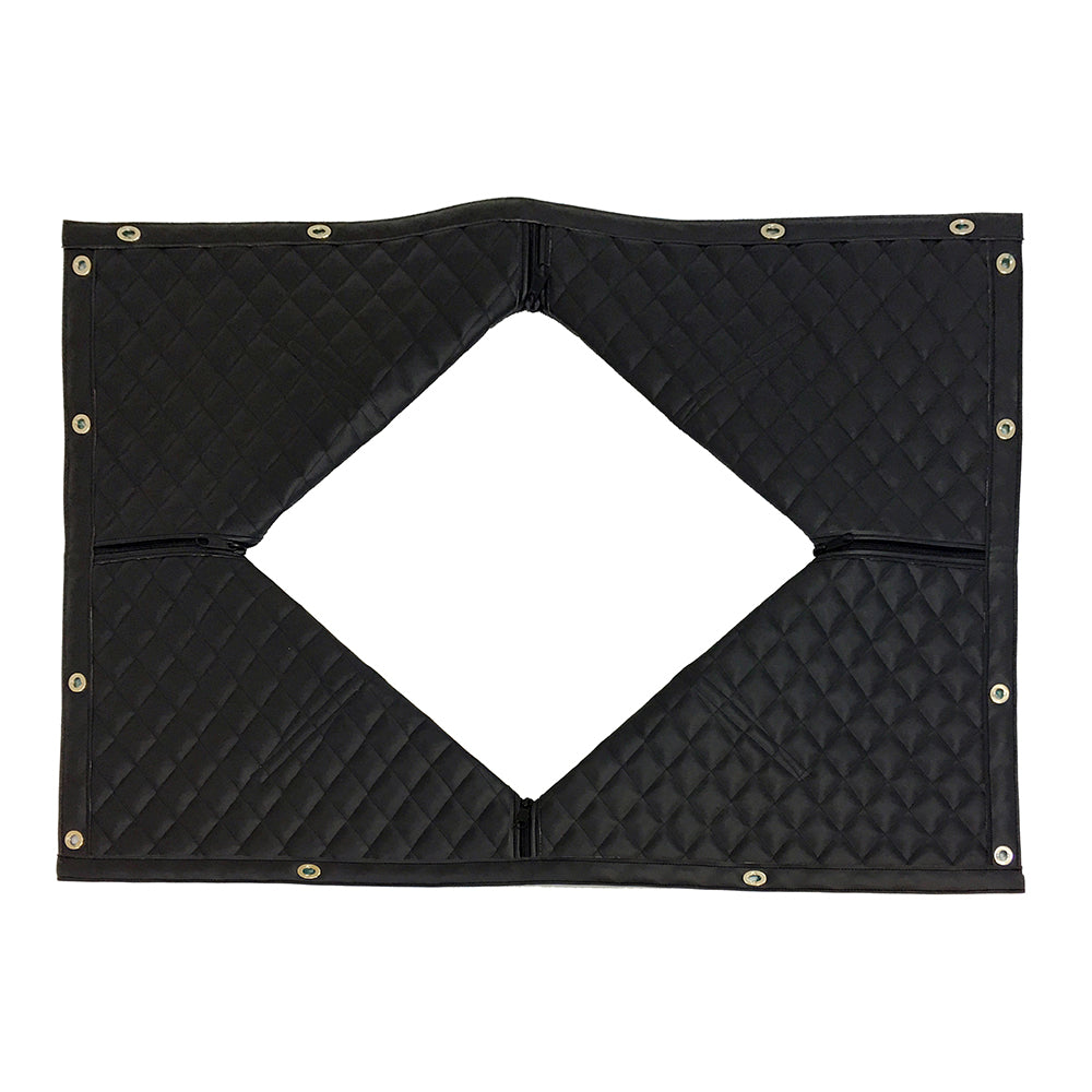 Double Zipper Quilted Winterfront