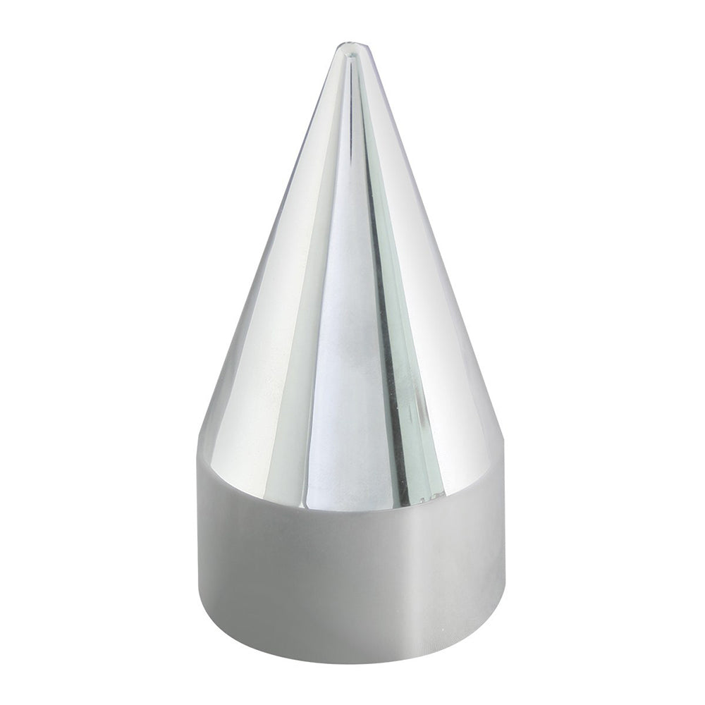33mm Chrome Plastic Spike Nut Cover - Push On