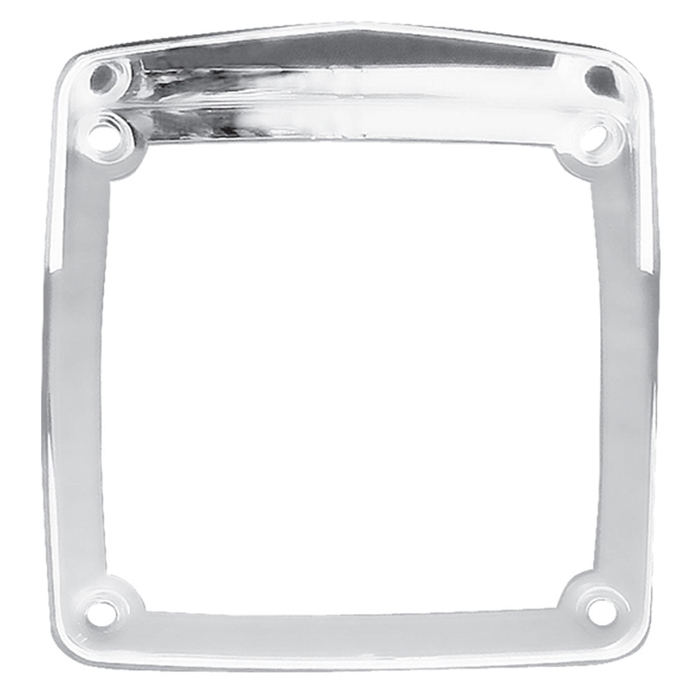 Chrome Bezel with Visor for Square Double Faced