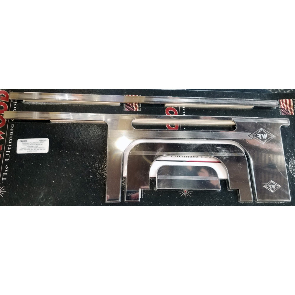 Peterbilt 2006+ Stainless Dash Panel Molding Trim