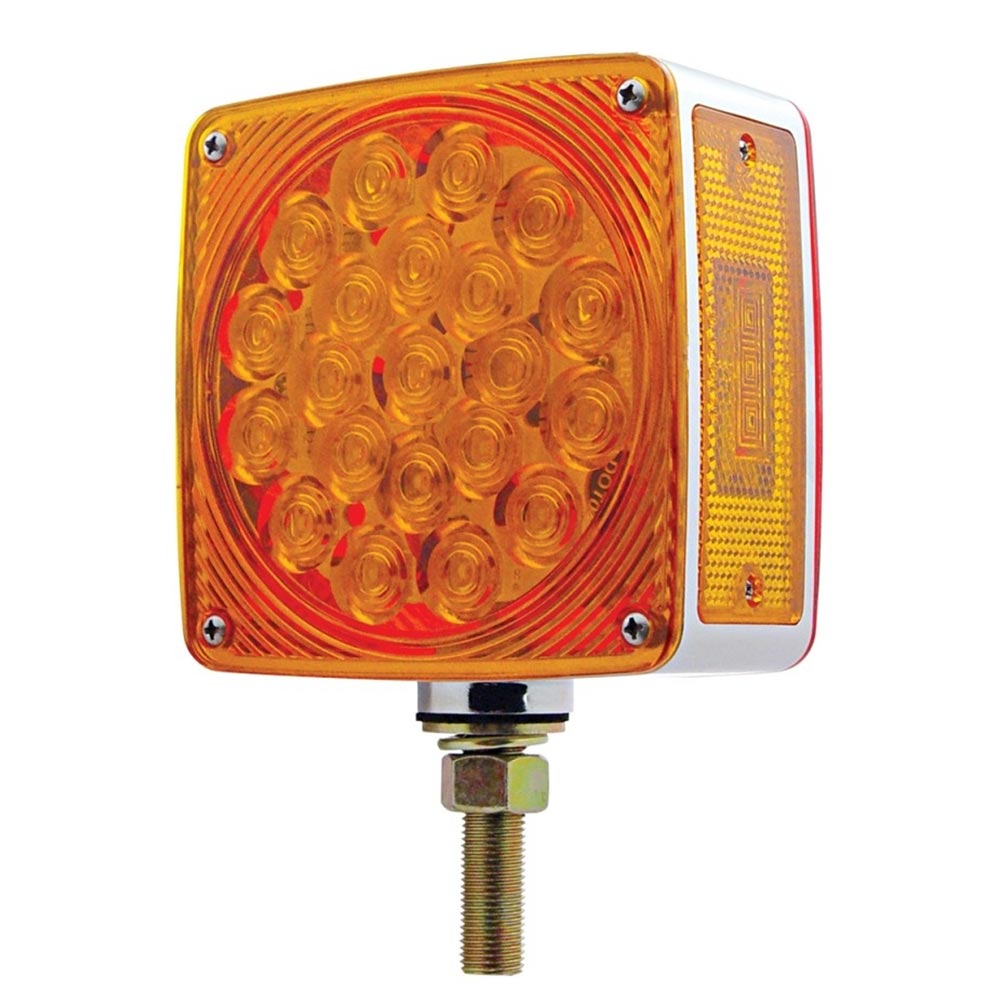 45 LED Amber & Red Double Face Turn Signal Light