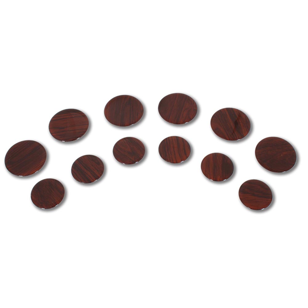 Kenworth Wood Color Gauge Plugs Trim 2006+ (12 PK)