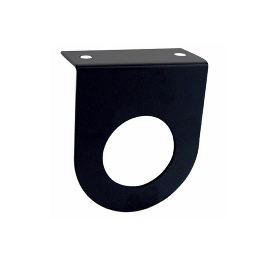 2" Black Light Bracket with Flange