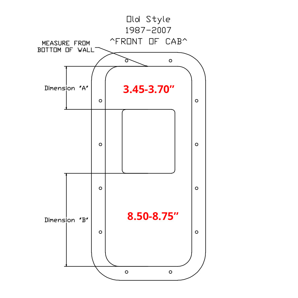 Rosewood and Chrome Gear Shift Plate Cover 4.45" or 8.75" to Front