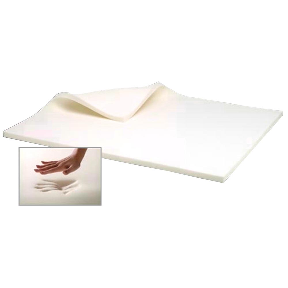 80"L x 42"W x 2"H Memory Foam Mattress Pad