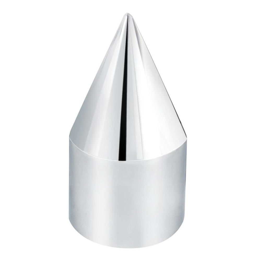 1 1/8" Chrome Plastic Spike Nut Cover - Push On