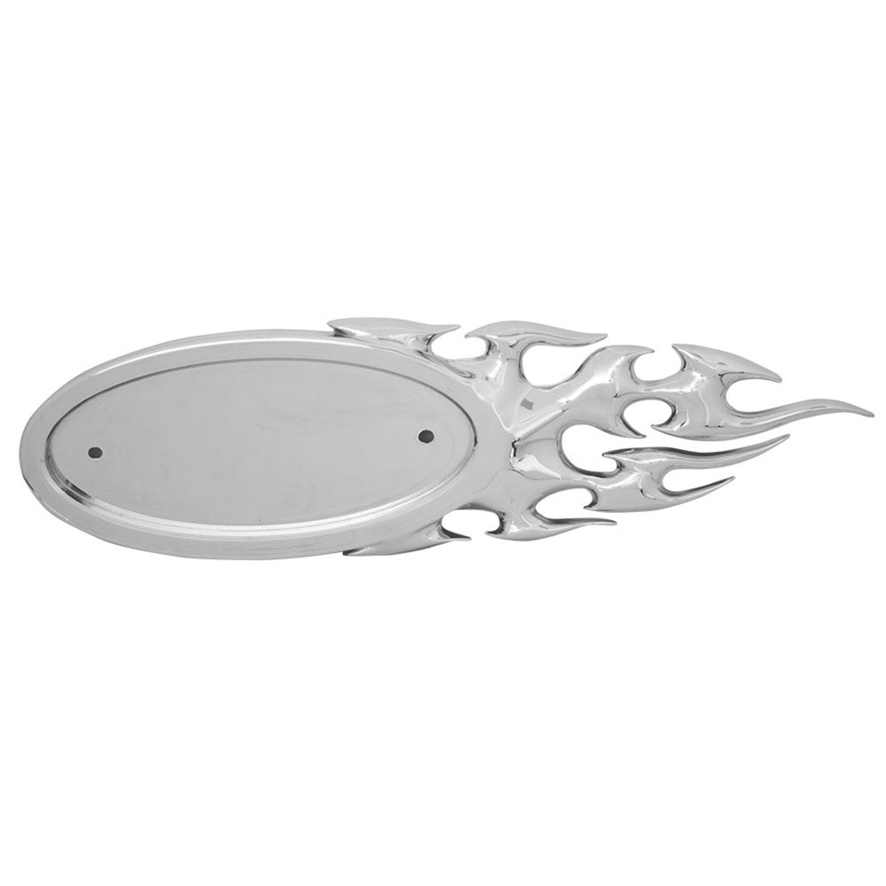 Peterbilt 3D Chrome Flame Logo Trim