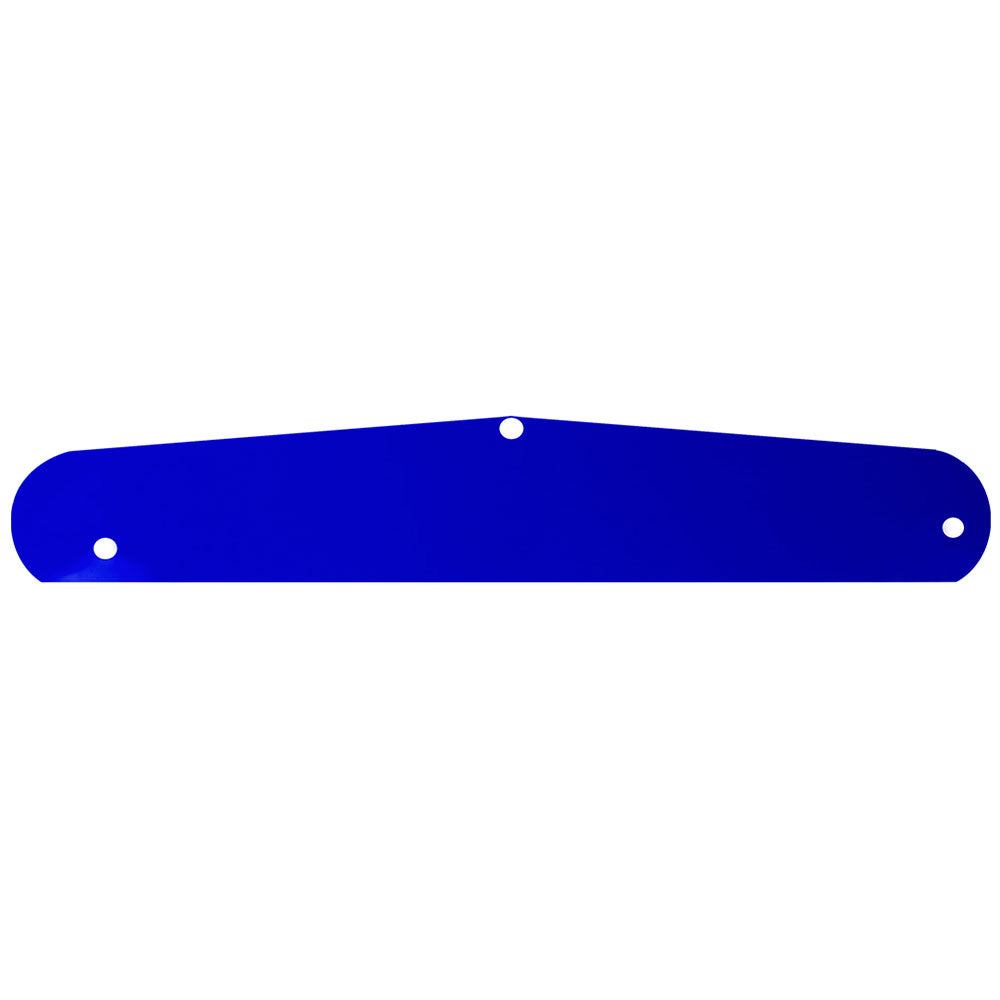 Blue Freightliner Mud Flap Weight Insert 4" x 24"