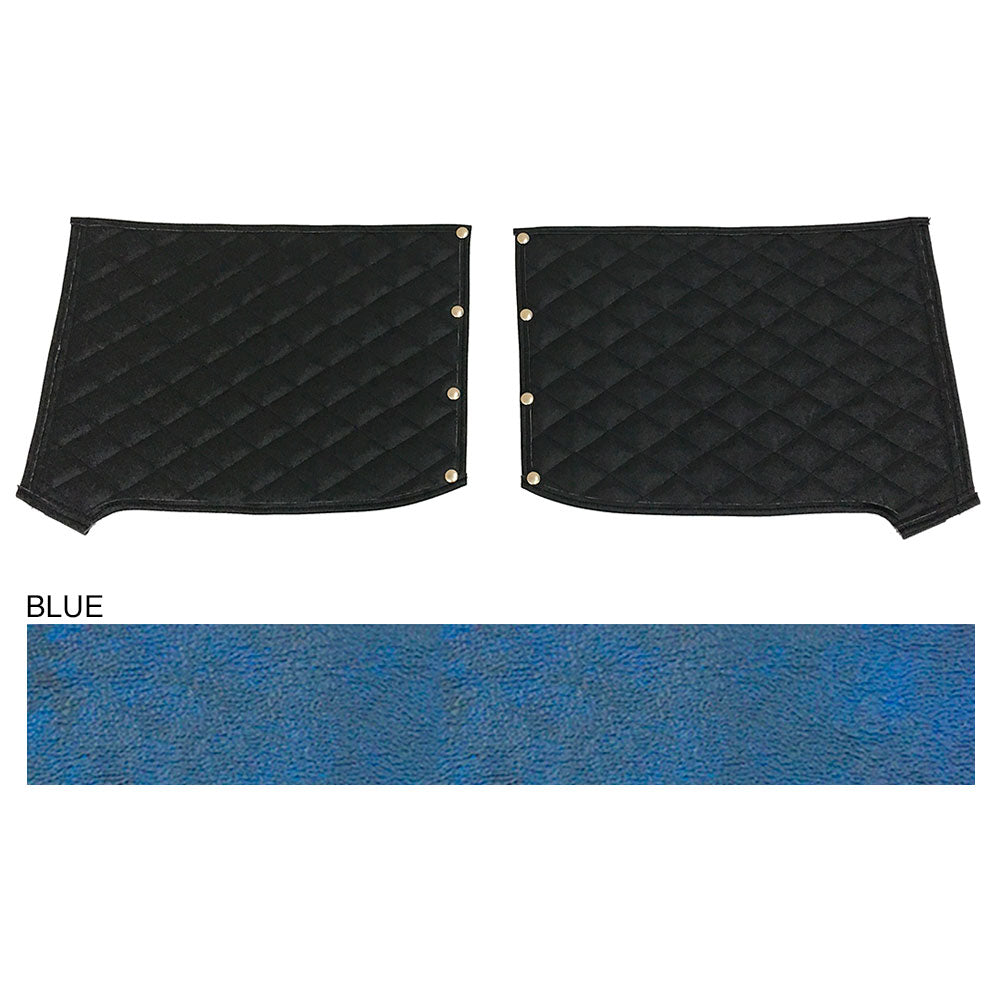 Peterbilt 389 Blue Quilted Fender Guards