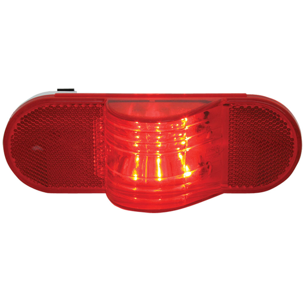 6-1/2" 12 LED Oval Side Marker and Turn Light