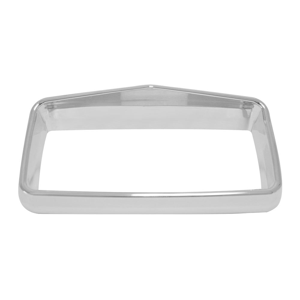 Peterbilt 357, 378, 379, 385, 386, 389 Chrome Center Instrument Bezel
