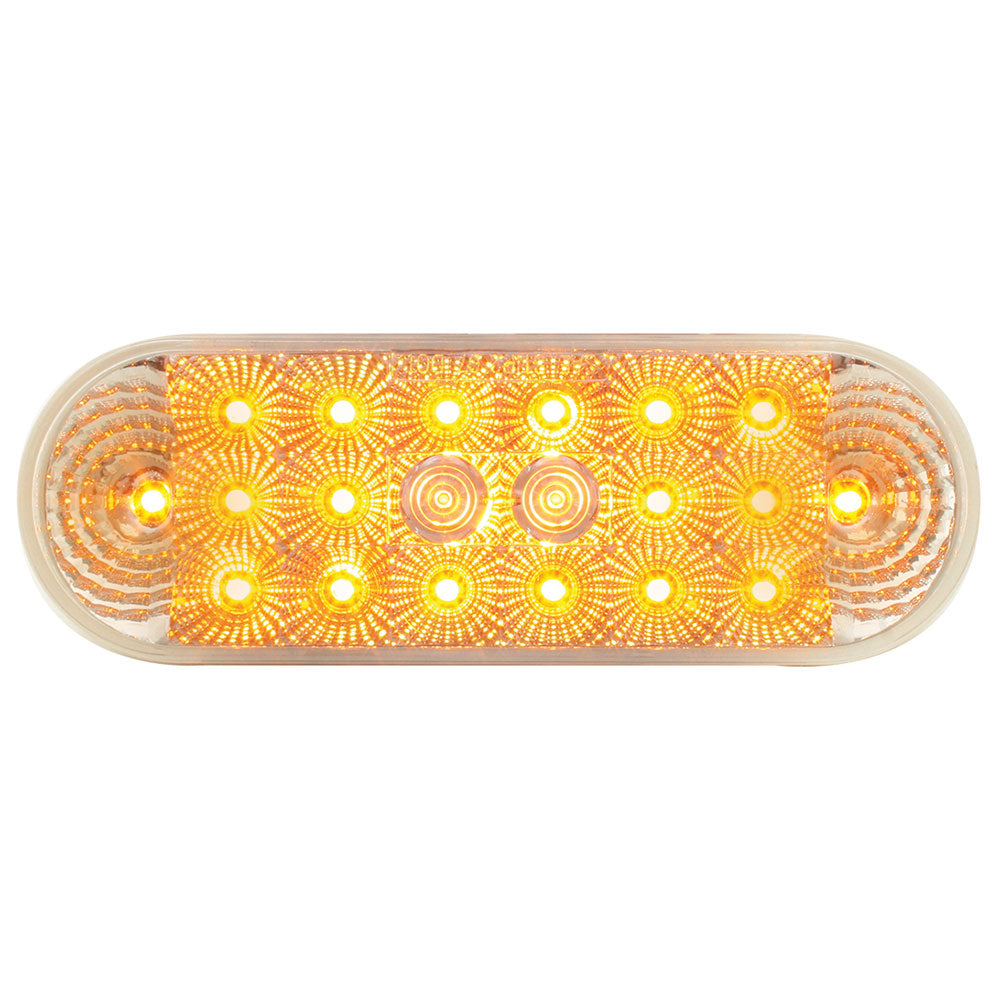 6" 20 LED Oval Spyder Stop, Tail, Turn Light