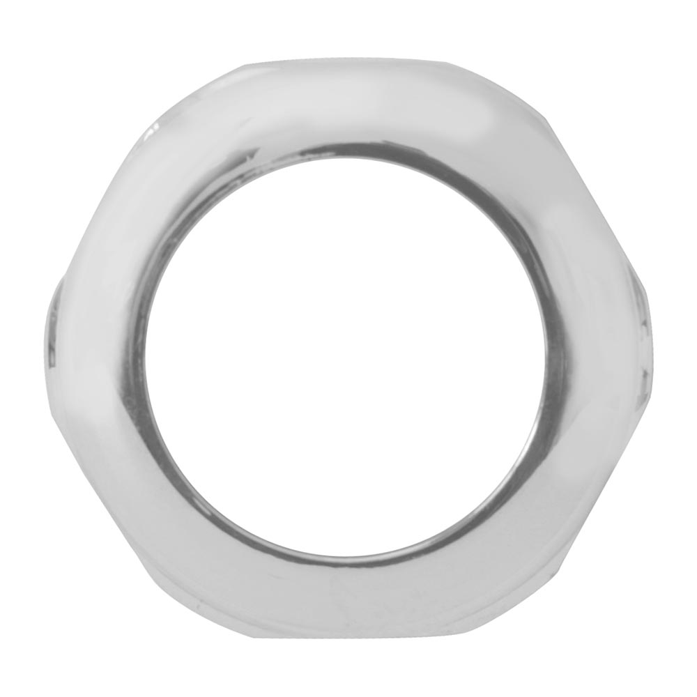 Peterbilt Chrome Key Switch Face Nut 1/4"H