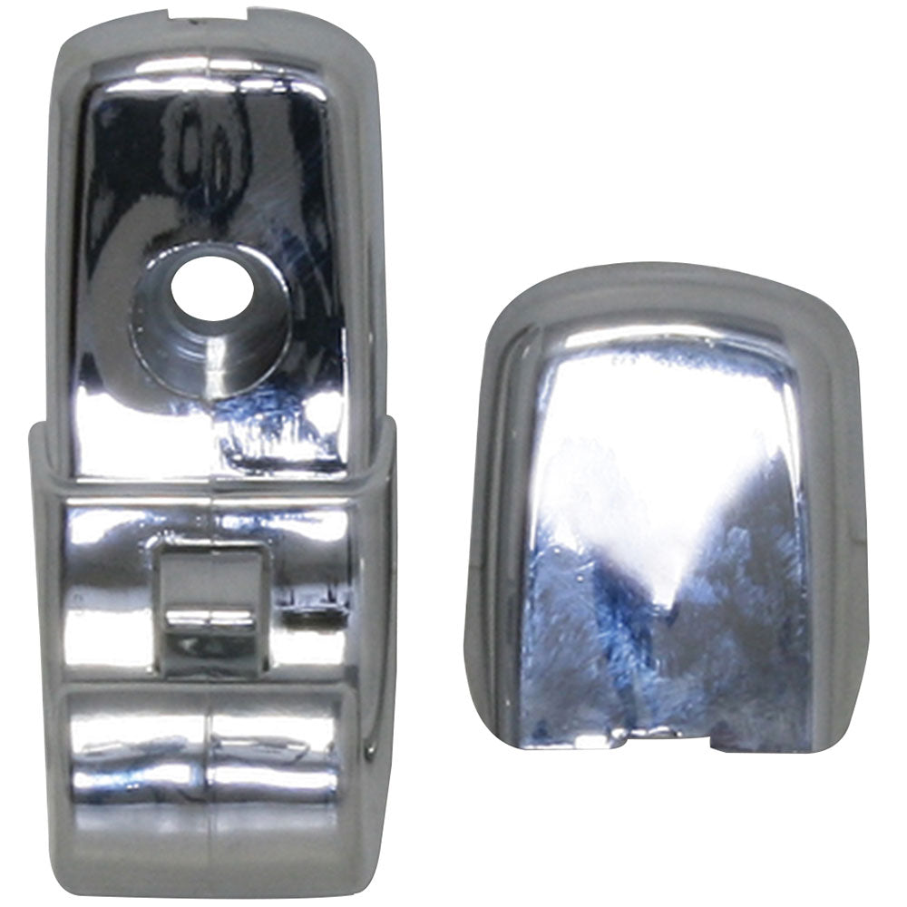 KENWORTH 06+ CHROME VISOR CLIP WITH CAP