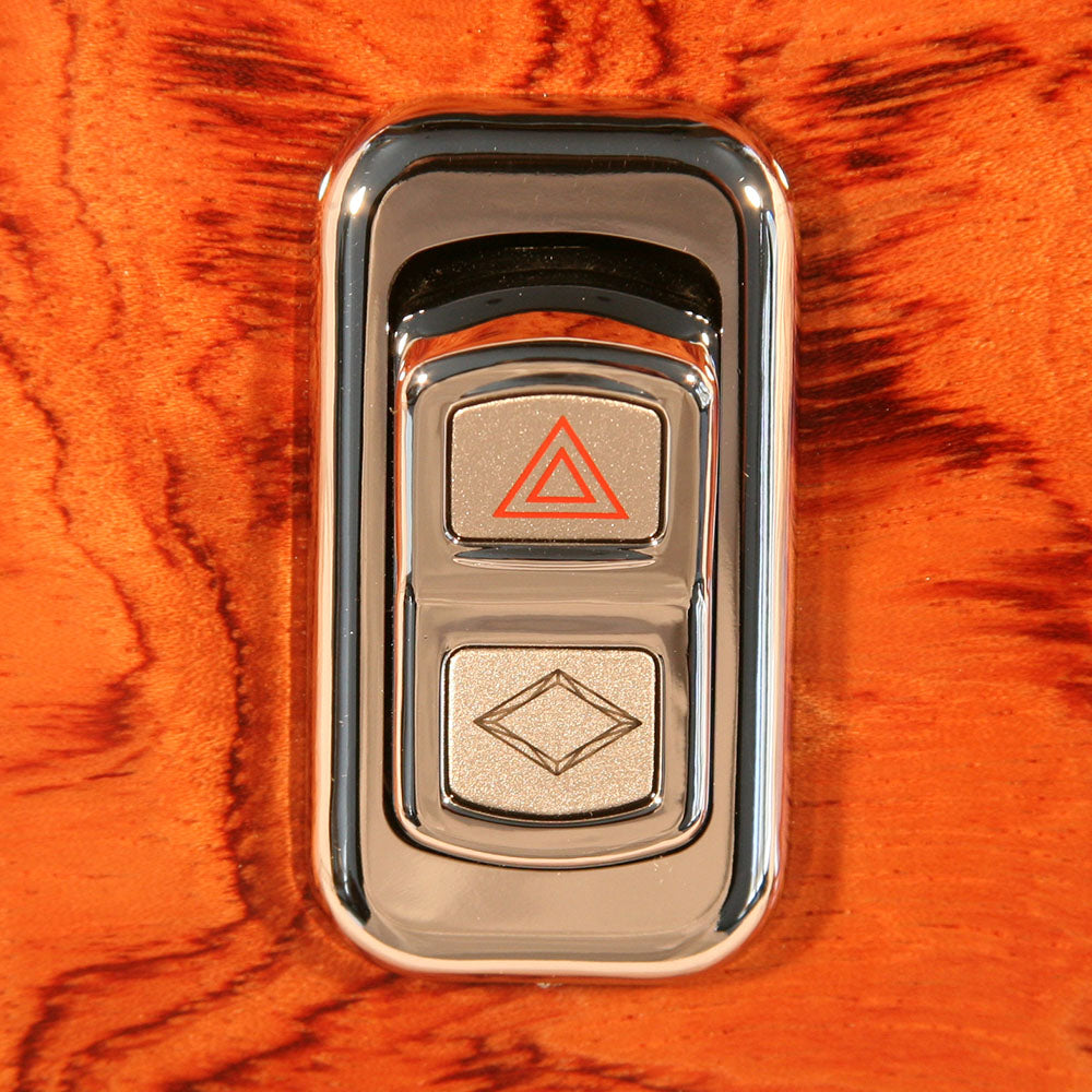 Chrome Rocker Switch Actuator Buttons with LED for Peterbilt