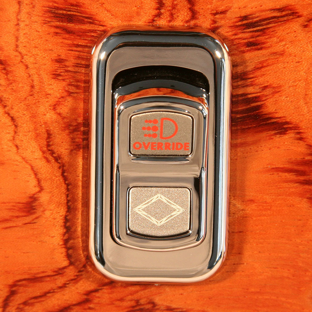 Chrome Rocker Switch Actuator Buttons with LED for Peterbilt