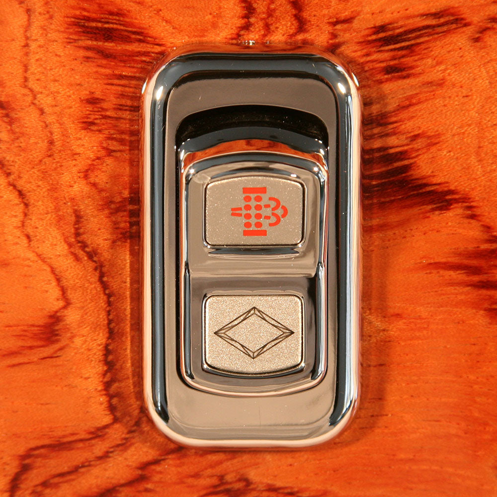 Chrome Rocker Switch Actuator Buttons with LED for Peterbilt