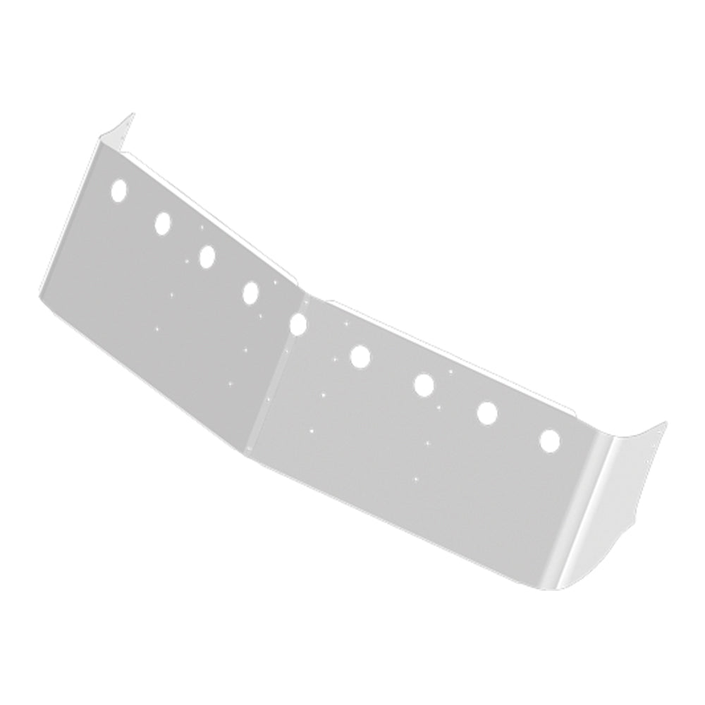 Freightliner Mid-Roof 18" Drop Visor with 2" Holes