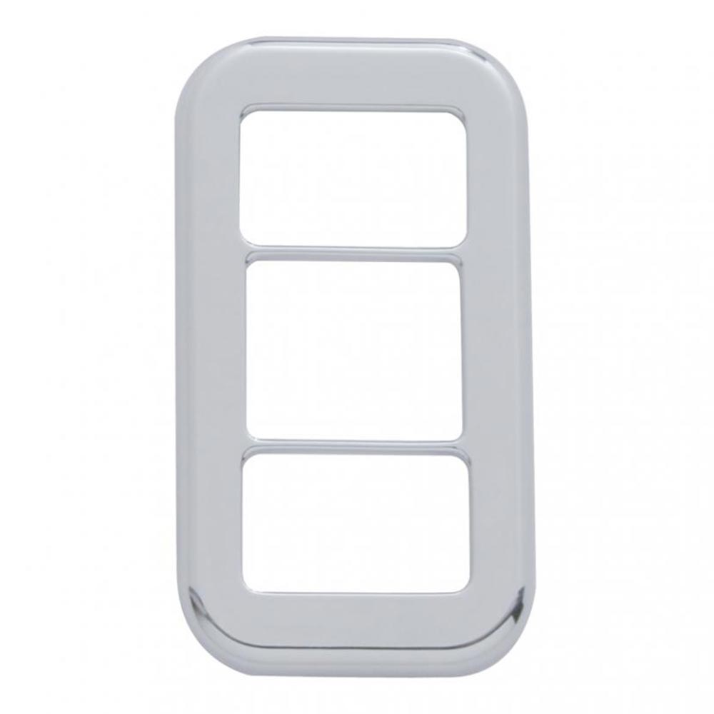 3 Hole Diamond Freightliner Rocker Switch Cover