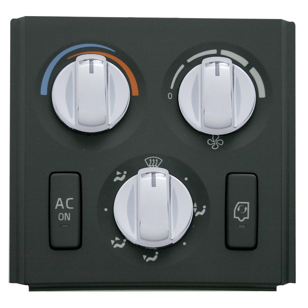 Volvo VN, VT Chrome AC/Heater Knob Covers (3PK)