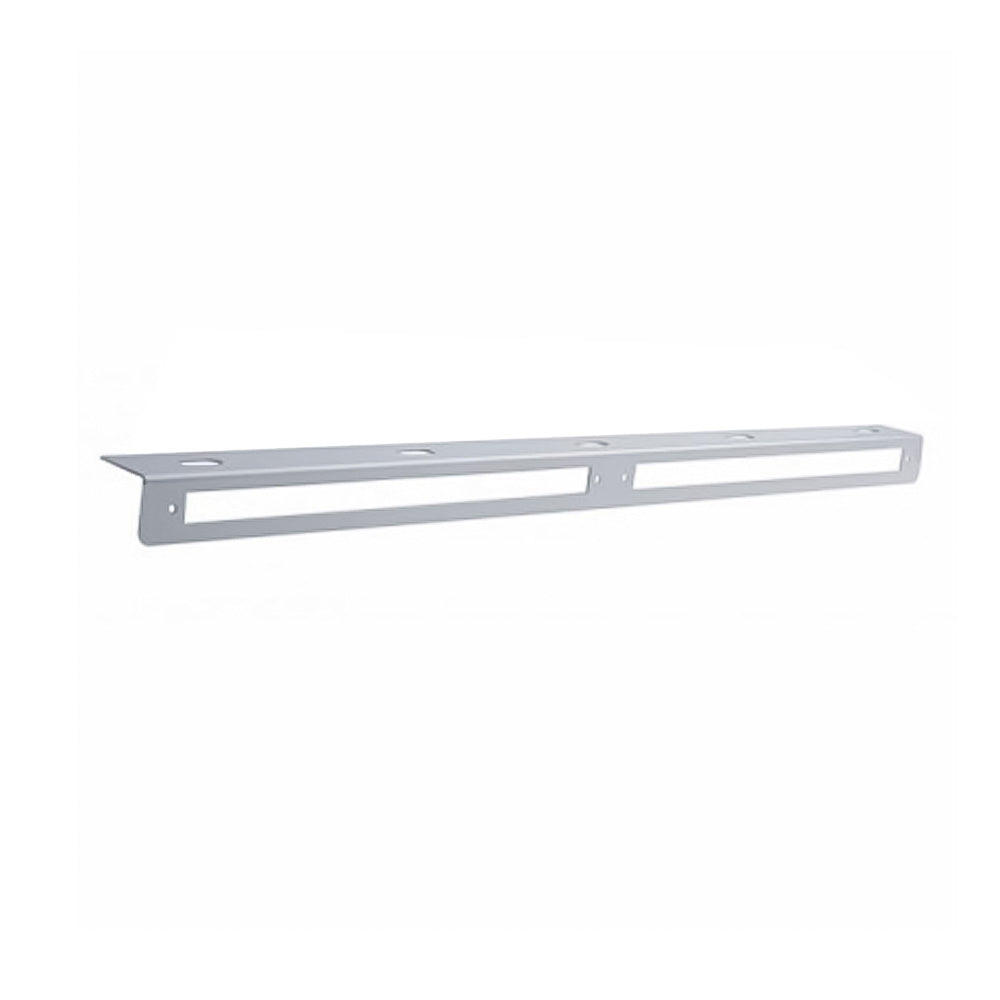 Stainless Steel Light Bracket with Two 12" Light Bar Cut Outs