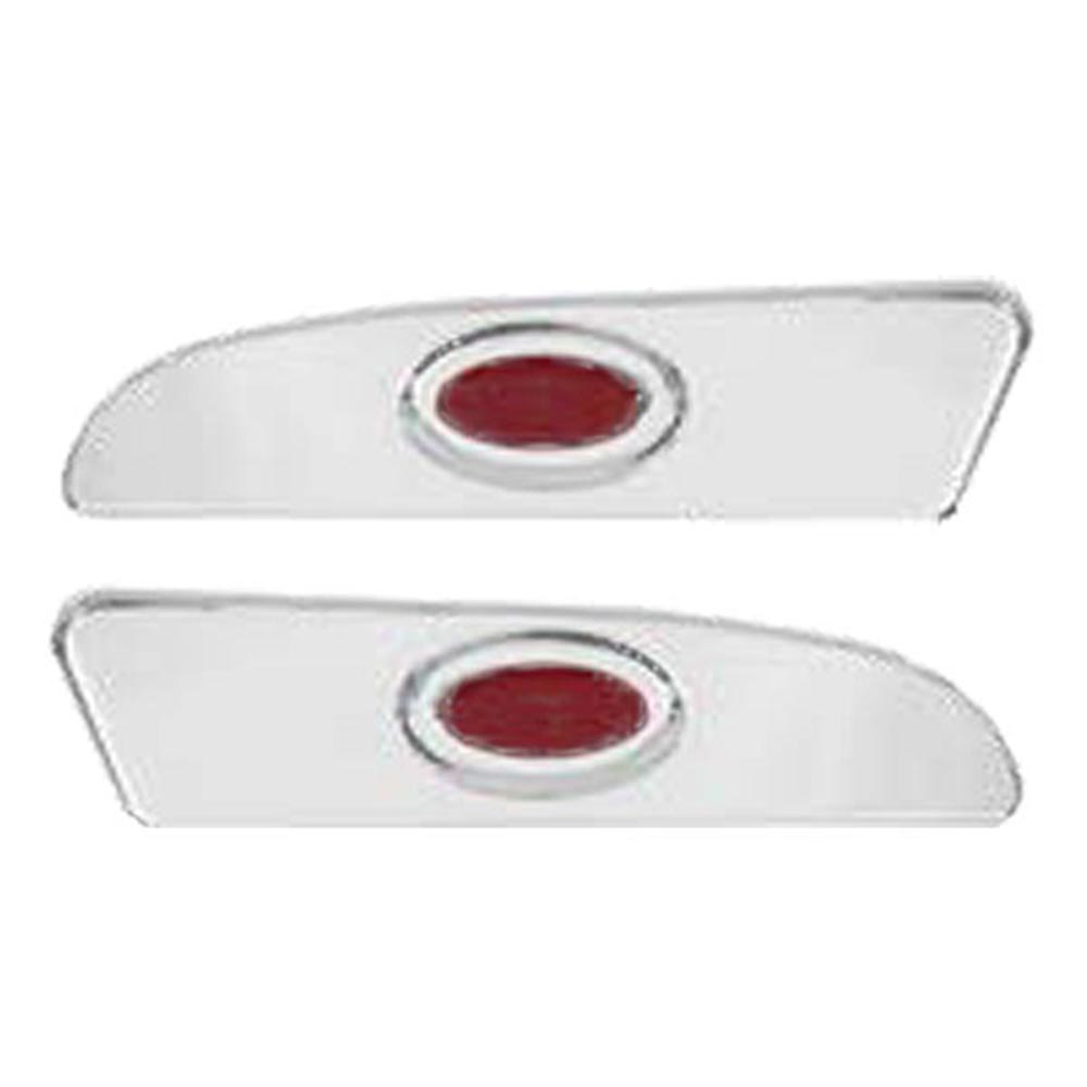 Peterbilt Chrome Door Accent with Oval Recess