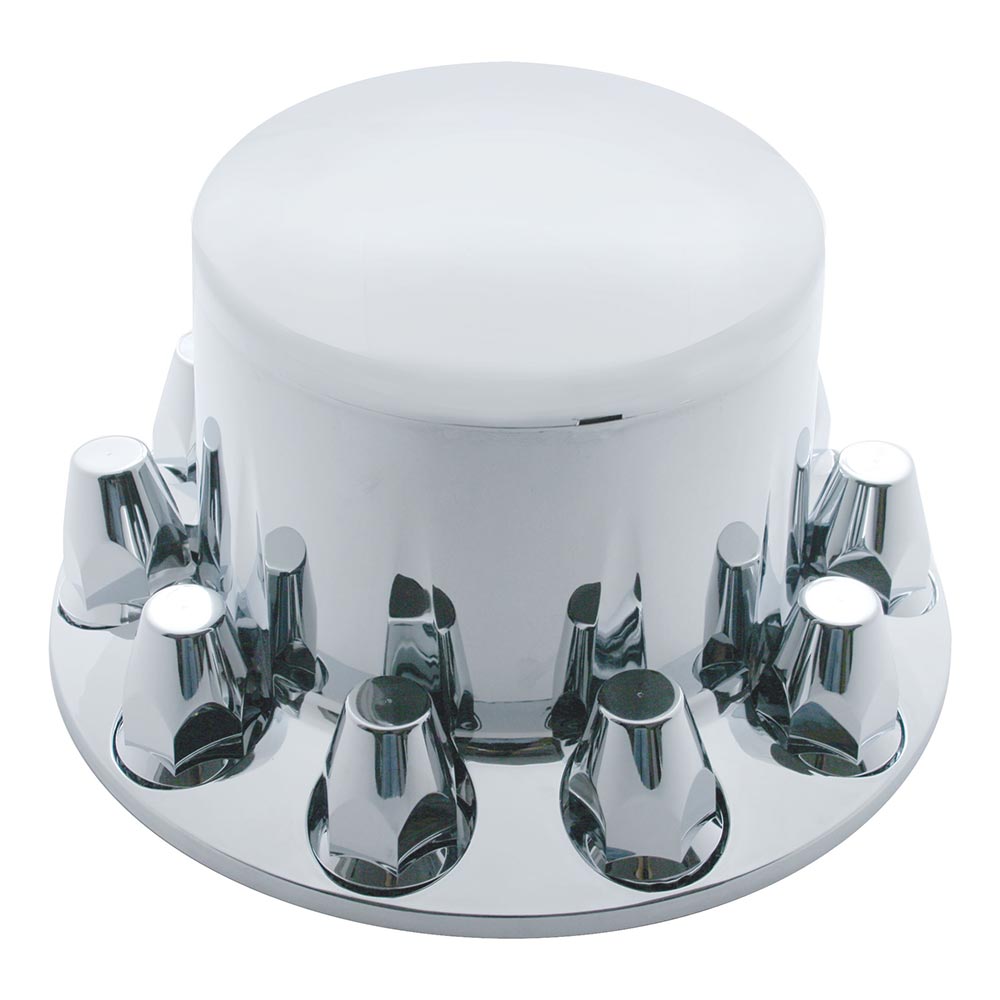 Rear Chrome Axle Cover with 33mm Nut Covers