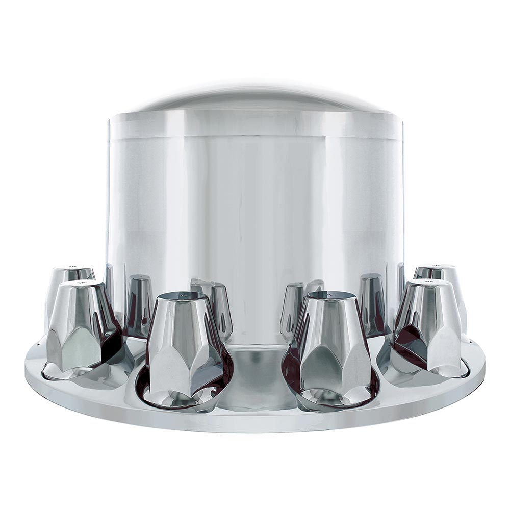 Rear Chrome Axle Cover with 33mm Nut Covers