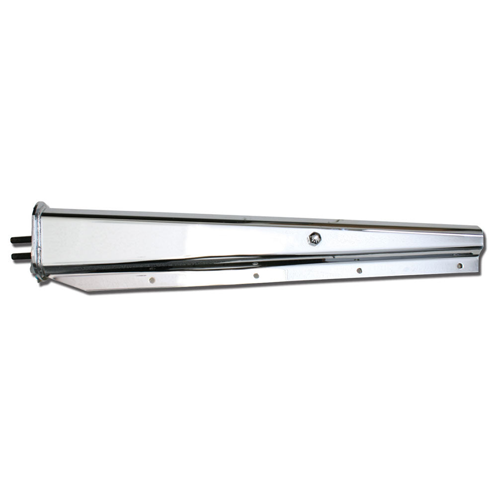 Chrome Spring-Loaded Mud Flap Hangers 1 1/8" Space
