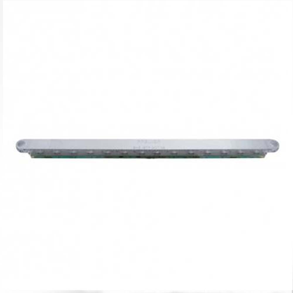 14 LED 12" Auxiliary strip Light - Amber LED/Chrome Lens