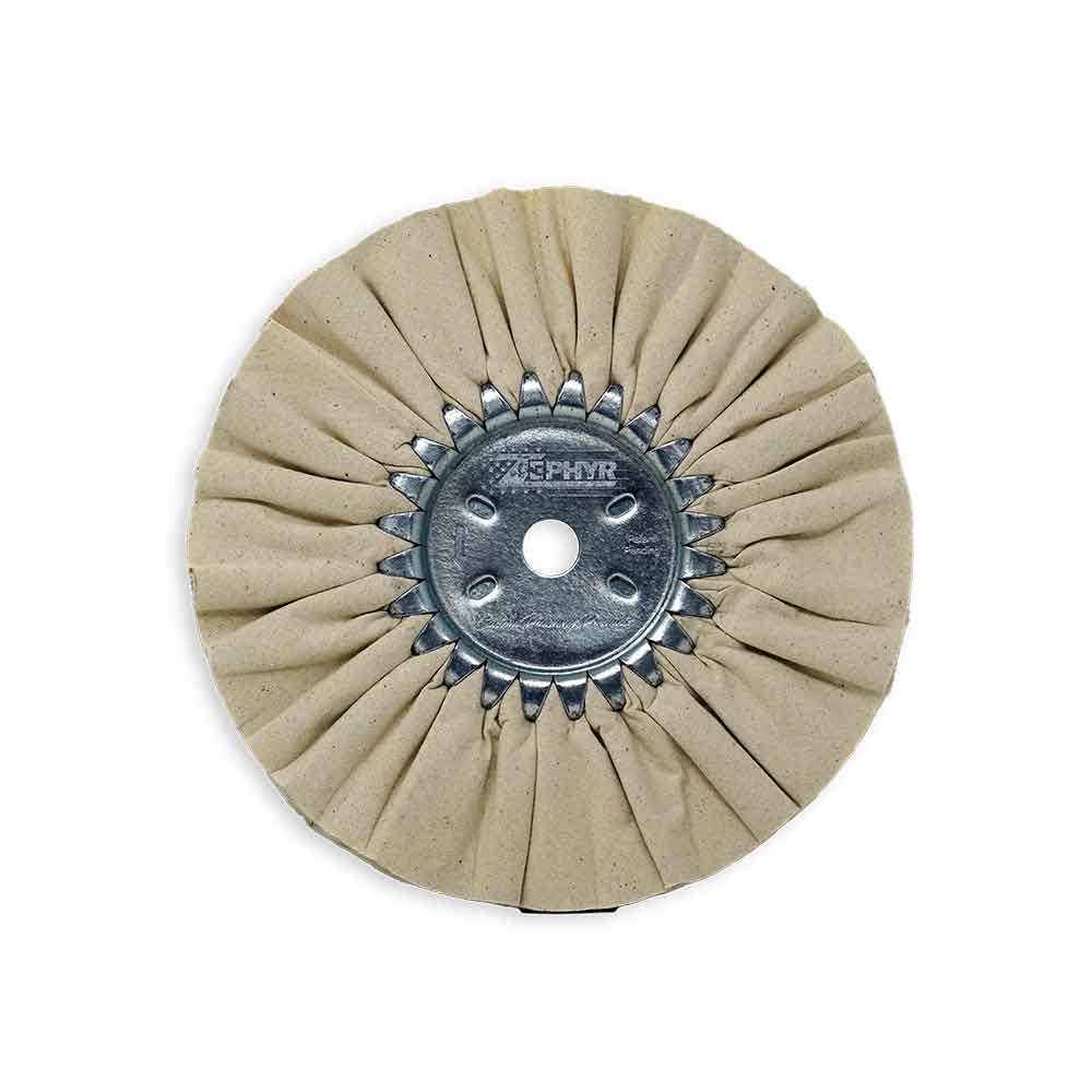 Zephyr 8" White Untreated Buffing Wheel