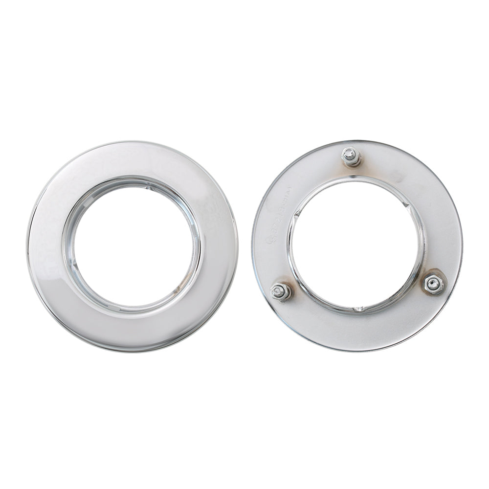 2-1/2" Stainless Steel Round Invisible Stud Flange Mount Rim