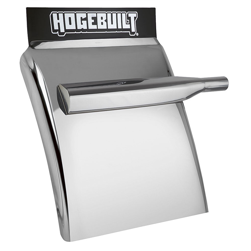 30" 16-Gauge 304 Stainless Steel Quarter Fenders with Mounting Kit & Flap