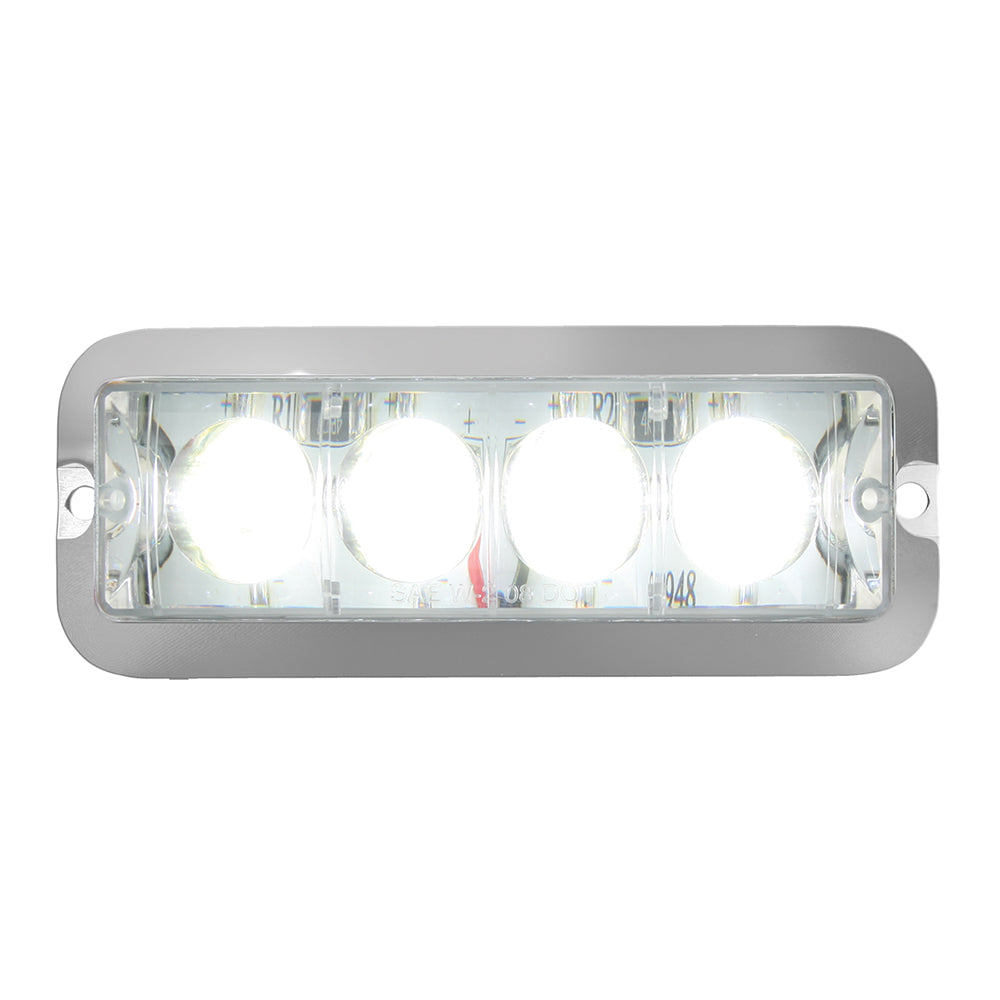 4" 4 LED Rectangular Strobe Light