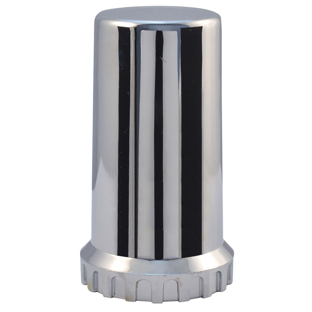 33mm Chrome Plastic Top Hat Nut Cover - Thread On