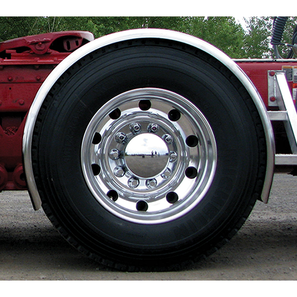 95" Stainless Steel Rollin' Lo Single Axle Fenders