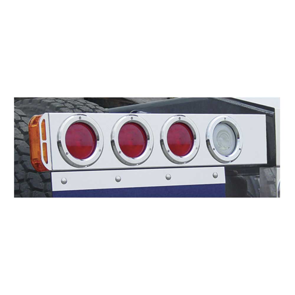 SS Two-Piece Rear Light Bars w/4" LED Lights