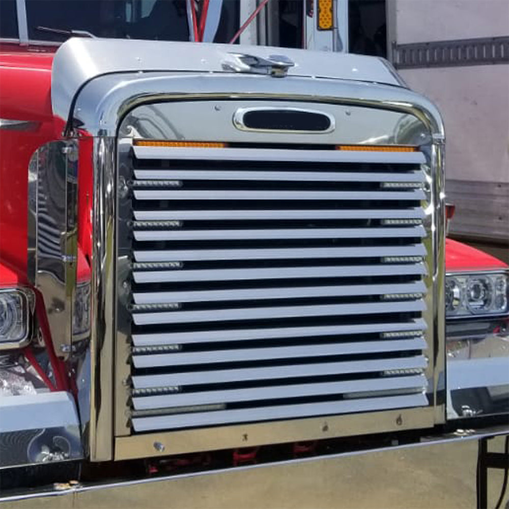 Freightliner Classic Stainless Louvered Grill