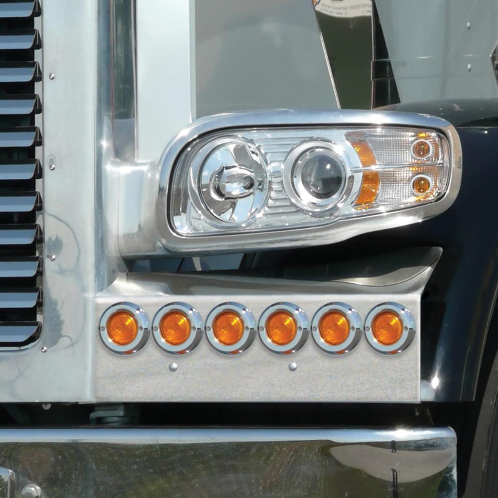 Peterbilt 388, 389 Fender Guards with LED Lights