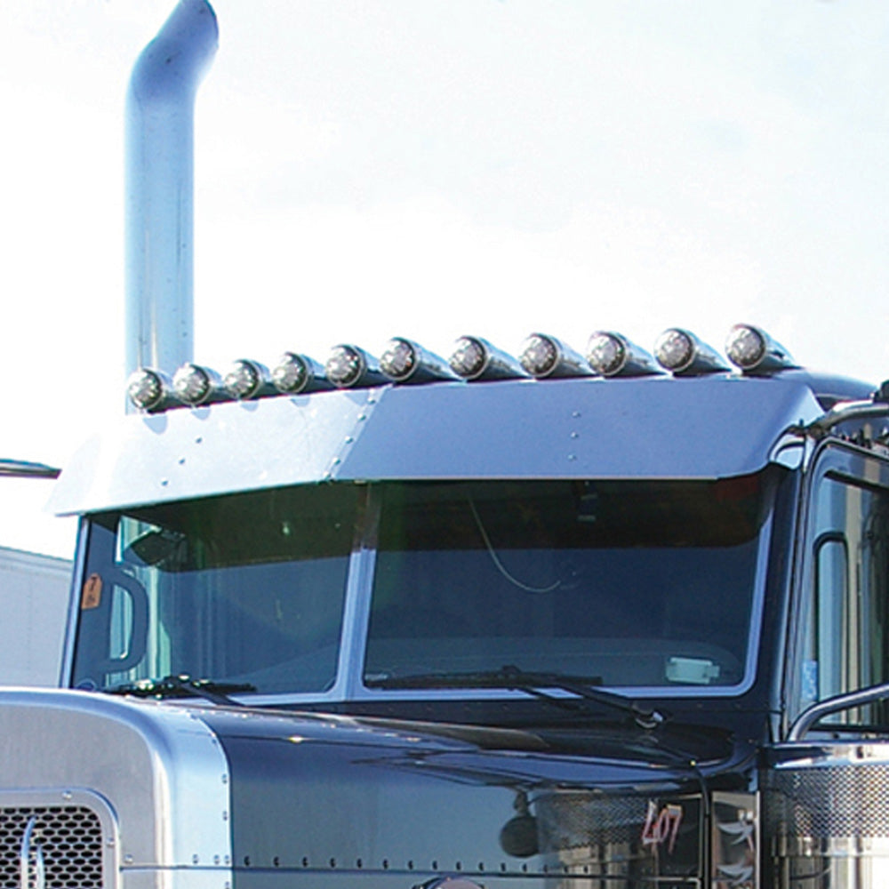 Peterbilt 300 Series 2005+ 13" Flat Top Visor