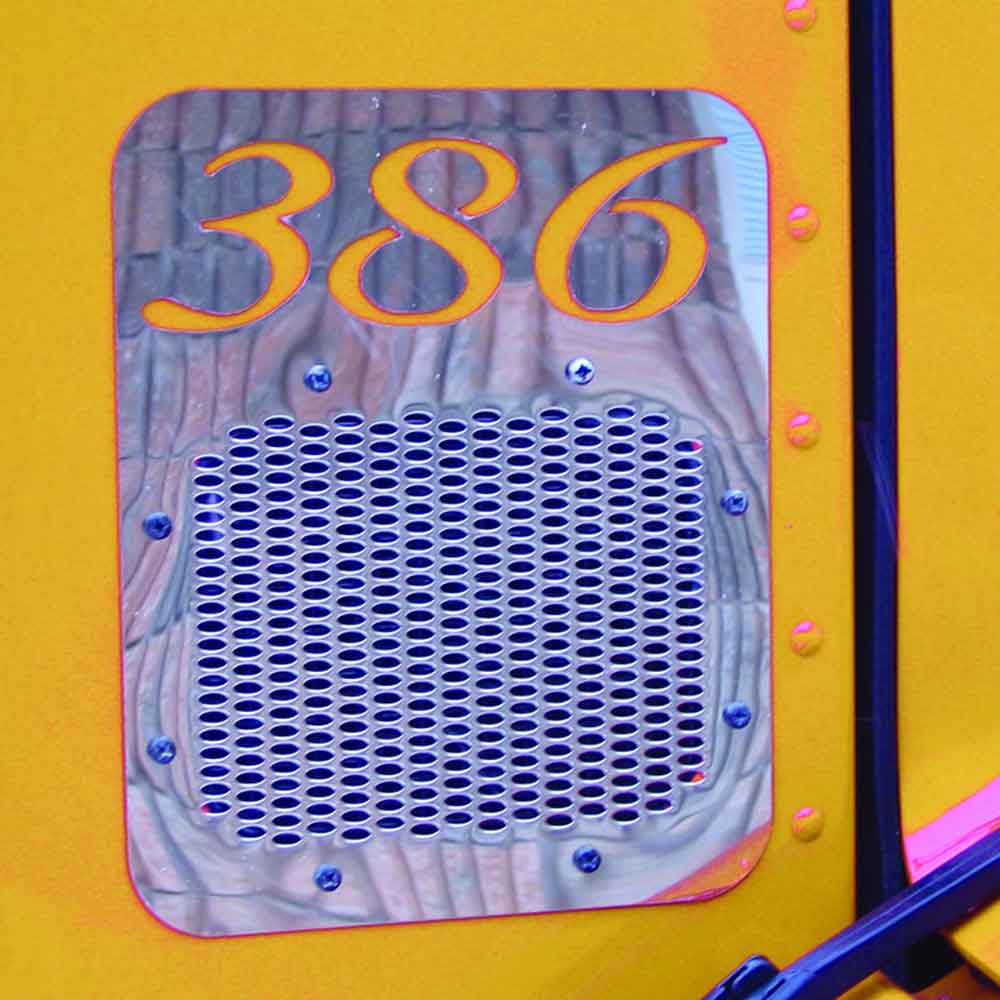 Peterbilt 386 Logo Intake Cover