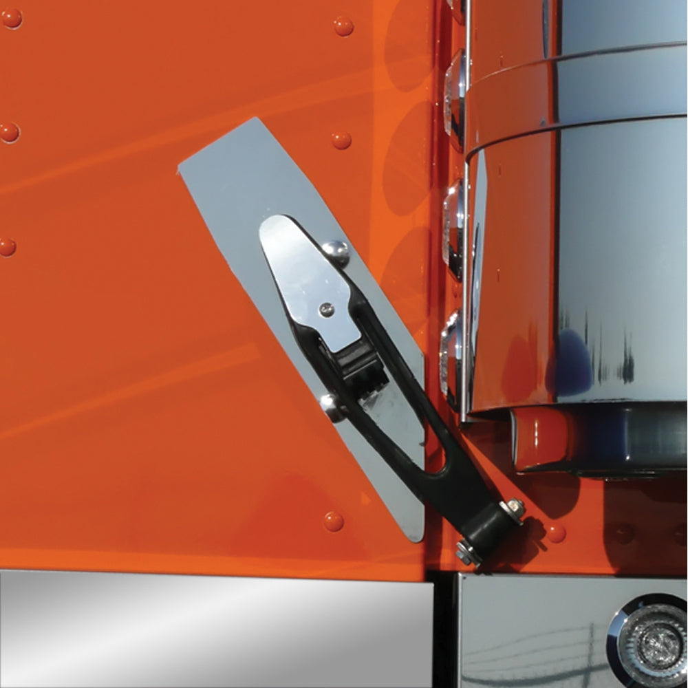 Peterbilt 388 Stainless Steel Hood Strap Trim