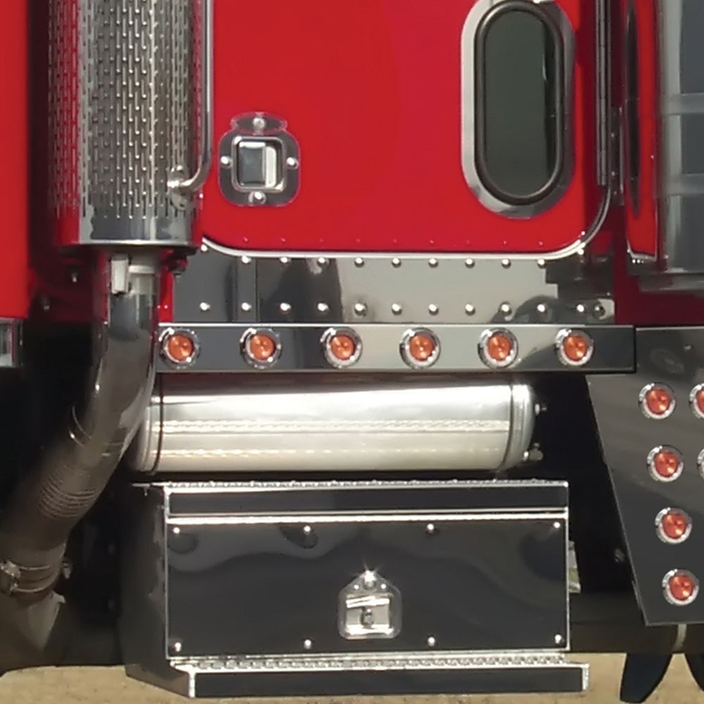 Peterbilt 379 389 Cab Panels with 12 Round LED Lights