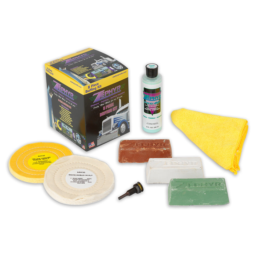 Zephyr 8-Piece Buffing Kit