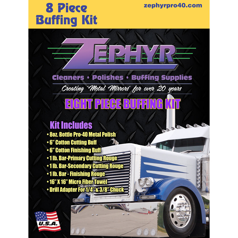 Zephyr 8-Piece Buffing Kit