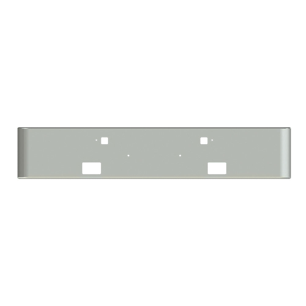 Peterbilt 389 18" Texas Square Chrome Bumper