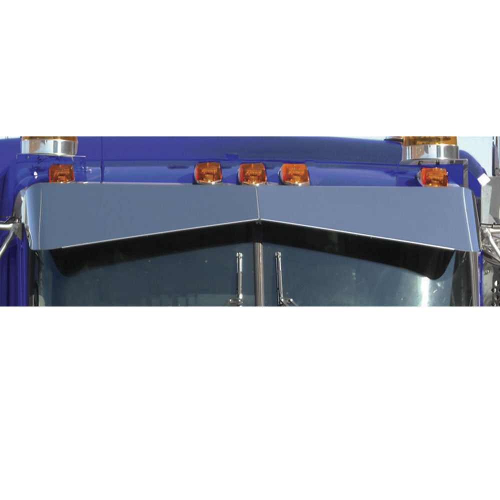 Kenworth W900L, T800, T600 Boltless Bow Tie Visor