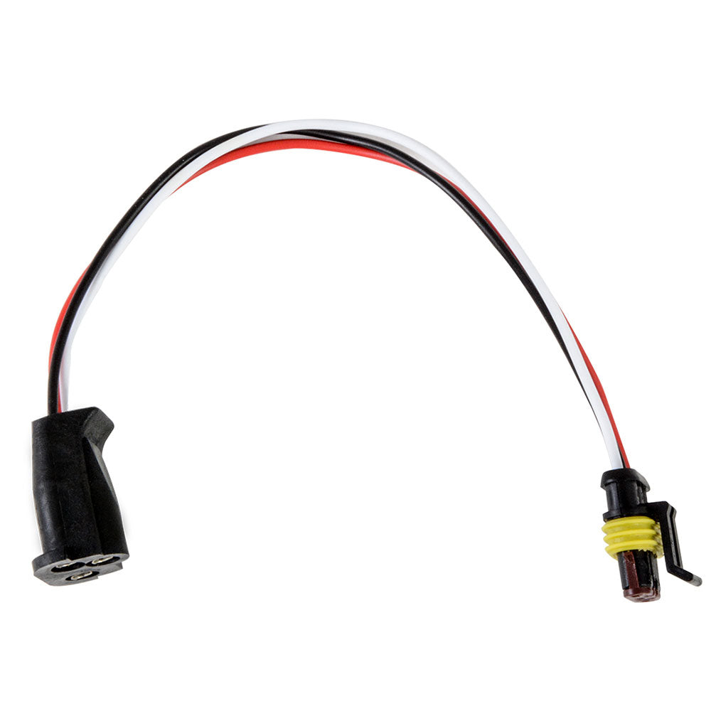 3-Pin to 3-Prong Light Adaptor Pigtail Plug 9"L