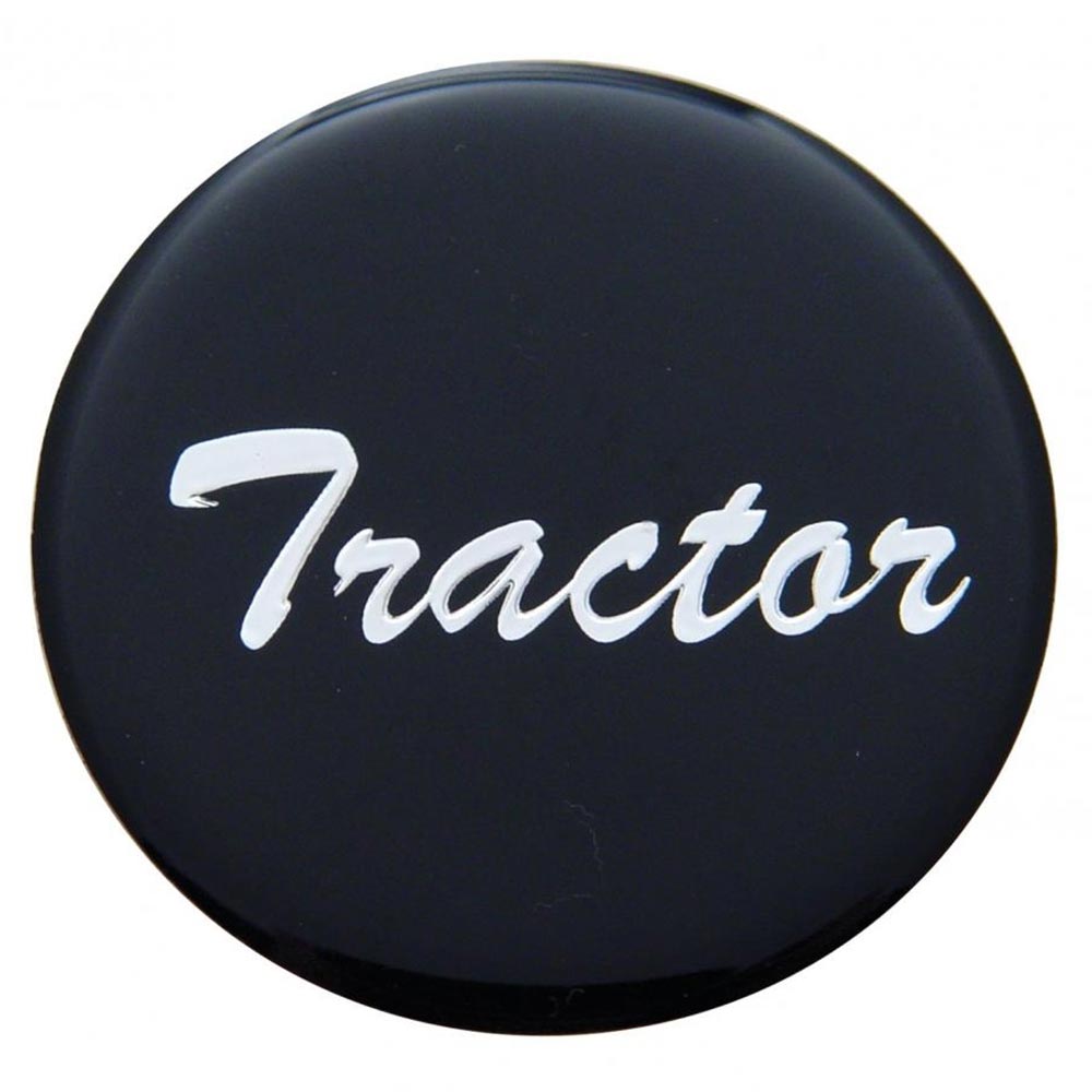 Glossy "Tractor" Air Valve Knob Sticker